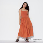 女裝 拼接吊帶連身裙 [附胸墊]